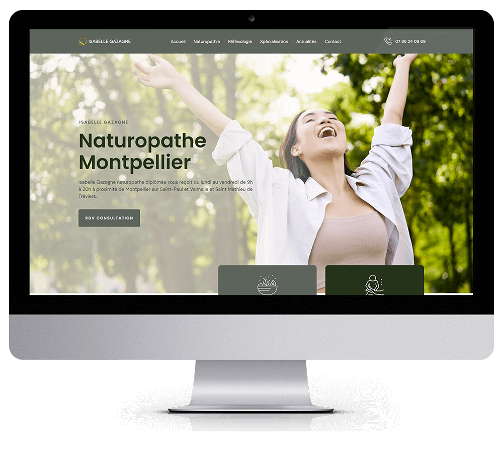 Création Site Internet Gazagne Naturopathe