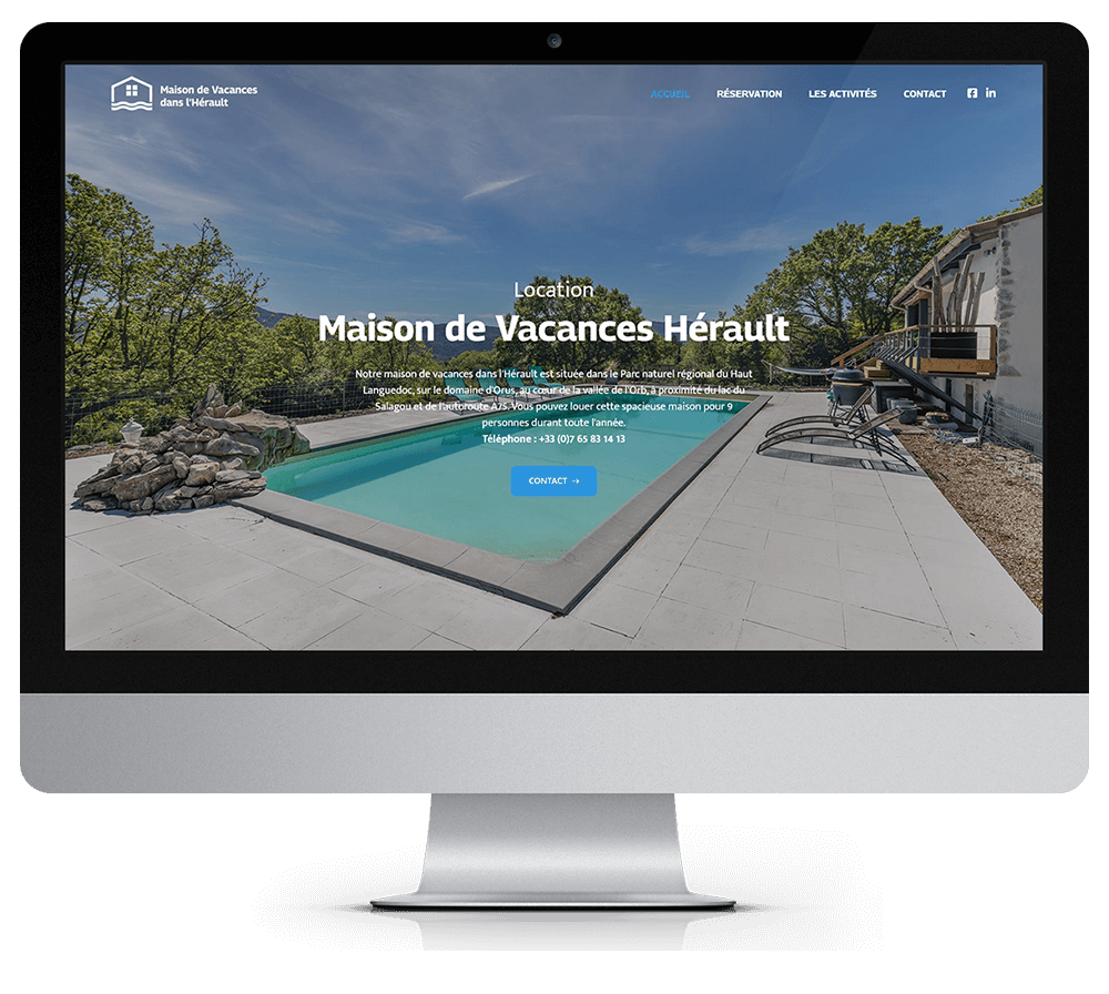 Création Site Internet Maison Vacances Hérault